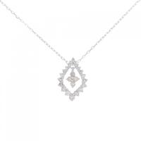 K18WG ダイヤモンド ネックレス 0.53CT