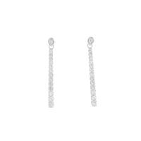 K18WG ダイヤモンド ピアス 0.40CT