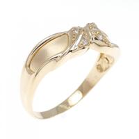 K18YG ダイヤモンド リング 0.04CT