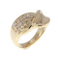 K18YG ダイヤモンド リング 0.14CT