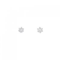 PT ソリティア ダイヤモンド ピアス 0.40CT