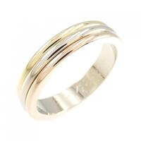 カルティエ スリーゴールドウエディング リング