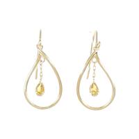 4゜C シトリン ピアス