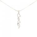 K18PG/K18WG ダイヤモンド ネックレス 0.36CT
