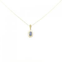 K18YG サファイヤ ネックレス