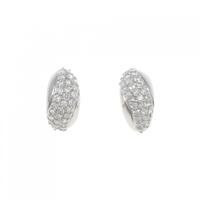 PT パヴェ ダイヤモンド ピアス 0.62CT