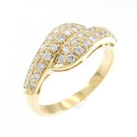 K18YG ダイヤモンド リング 0.34CT