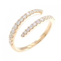 K18PG ダイヤモンド リング 0.45CT