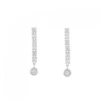 LINE ピアス 1.00CT