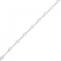 LINE ダイヤモンド ブレスレット