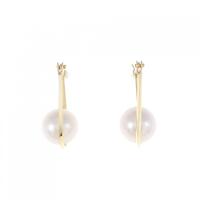 【新品】K18YG アコヤパール ピアス 6.5mm