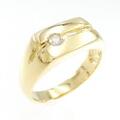 【新品】K18YG ダイヤモンド リング 0.10CT