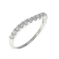【新品】PT ハーフエタニティ ダイヤモンド リング 0.301CT