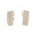 K18PG/K18YG ダイヤモンド ピアス 1.00CT