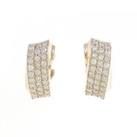 K18PG/K18YG ダイヤモンド ピアス 1.00CT