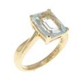 K18YG アクアマリン リング 2.61CT