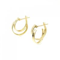 【新品】K18YG フープピアス