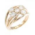 K18PG ダイヤモンド リング 0.77CT