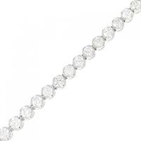 K18WG ダイヤモンド ブレスレット 2.00CT