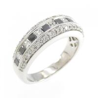 K18WG ダイヤモンド リング 1.00CT