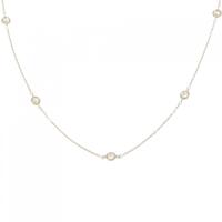 K18YG ダイヤモンド ネックレス 0.35CT