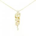 K18YG ダイヤモンド ネックレス 1.10CT
