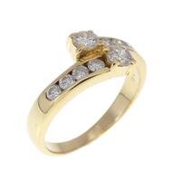 K18YG ダイヤモンド リング 0.50CT