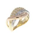 K18YG/PT/K18PG ダイヤモンド リング 0.30CT