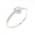 PT ハート ダイヤモンド リング 0.10CT