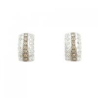 K18WG ダイヤモンド ピアス 0.54CT