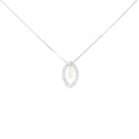 K18WG ダイヤモンド ネックレス 0.25CT