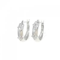 K18WG ダイヤモンド ピアス 0.20CT