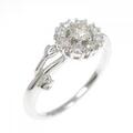 K18WG ダイヤモンド リング 0.14CT