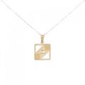 K18YG ダイヤモンド ネックレス 0.01CT