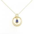 K18YG サファイヤ ネックレス 0.61CT