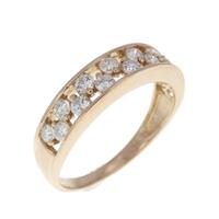 K18PG ダイヤモンド リング 0.50CT