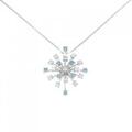 K18WG ダイヤモンド ネックレス 0.24CT