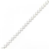 K18WG ダイヤモンド ブレスレット 2.09CT