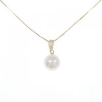 K18YG アコヤパール ネックレス 6.7mm