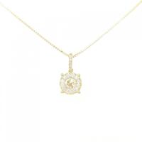 K18YG ダイヤモンド ネックレス 0.26CT