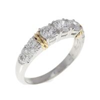 PT/750YG ダイヤモンド リング 0.65CT
