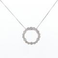 K18WG ダイヤモンド ネックレス 1.00CT