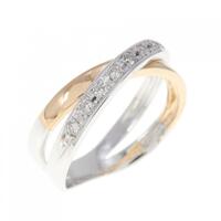 K18WG/K18PG ダイヤモンド リング 0.16CT