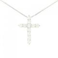 PT クロス ダイヤモンド ネックレス 2.009CT