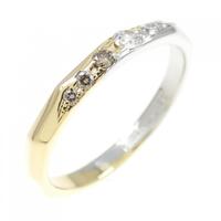 PT/K18YG ダイヤモンド リング 0.123CT