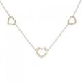 ポンテヴェキオ ハート ダイヤモンド ネックレス 0.11CT