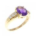 K18YG アメジスト リング