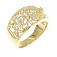 K18YG ダイヤモンド リング 0.06CT