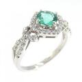 PT エメラルド リング 0.53CT