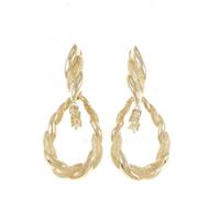 750YG/K18YG 2WAY ダイヤモンド ピアス 0.30CT